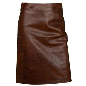 MaxMara Rich Brown Pencil Skirt